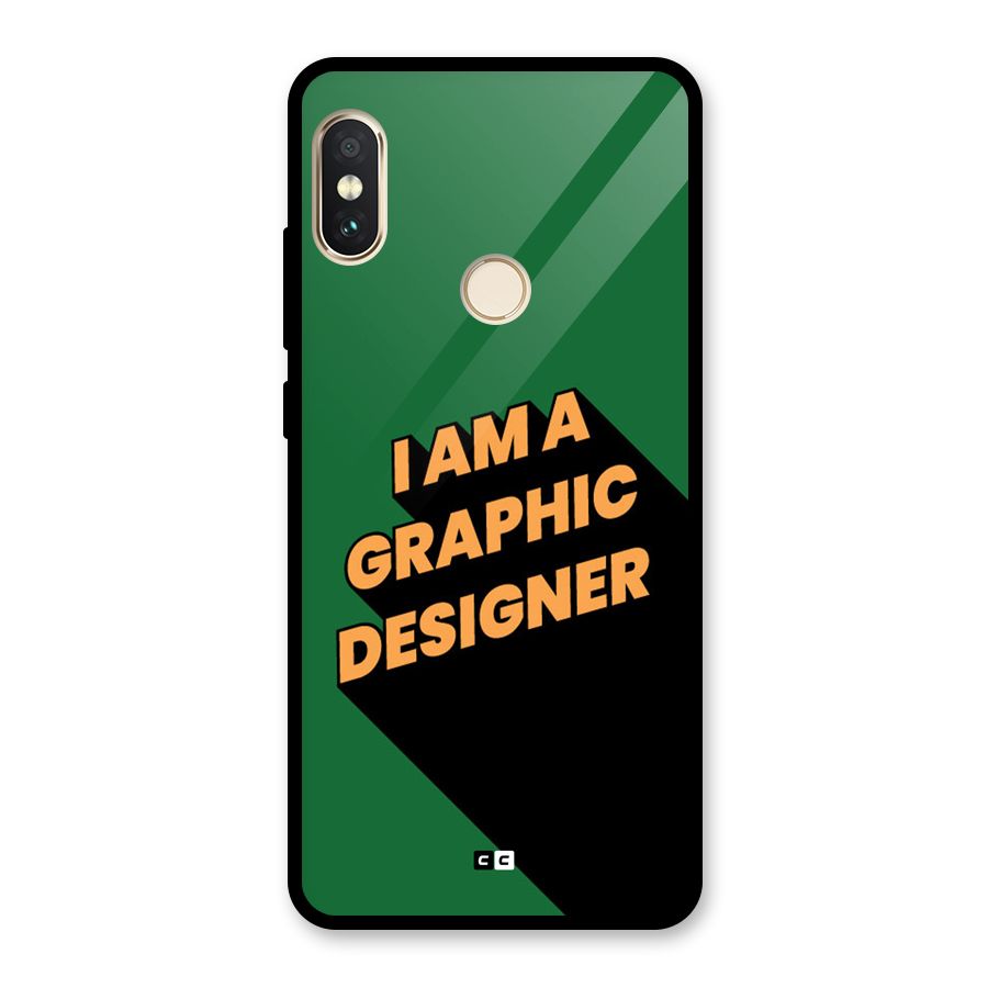 The Graphic Designer Glass Back Case for Redmi Note 5 Pro