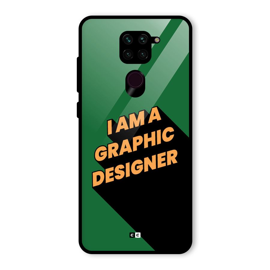 The Graphic Designer Glass Back Case for Redmi Note 9