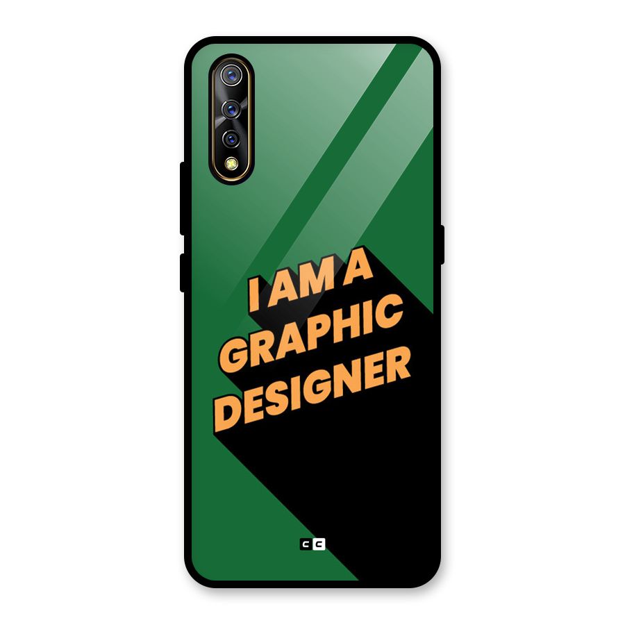 The Graphic Designer Glass Back Case for Vivo S1