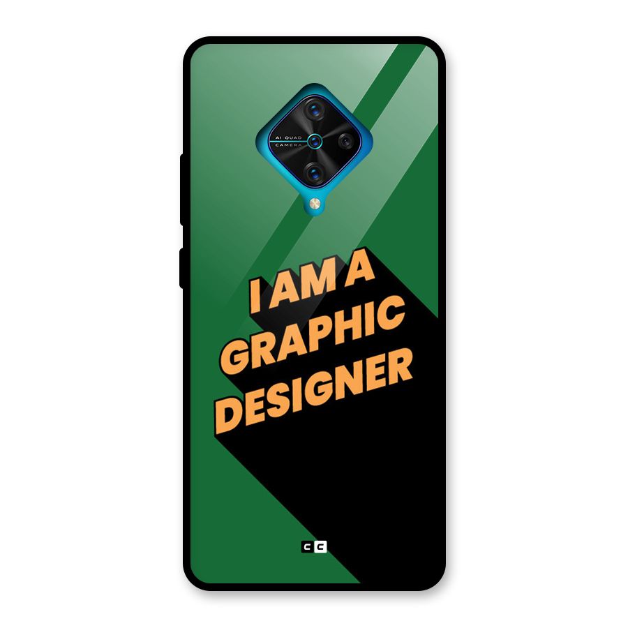 The Graphic Designer Glass Back Case for Vivo S1 Pro