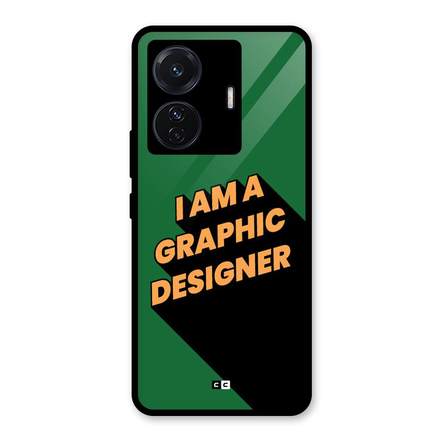 The Graphic Designer Glass Back Case for Vivo T1 Pro