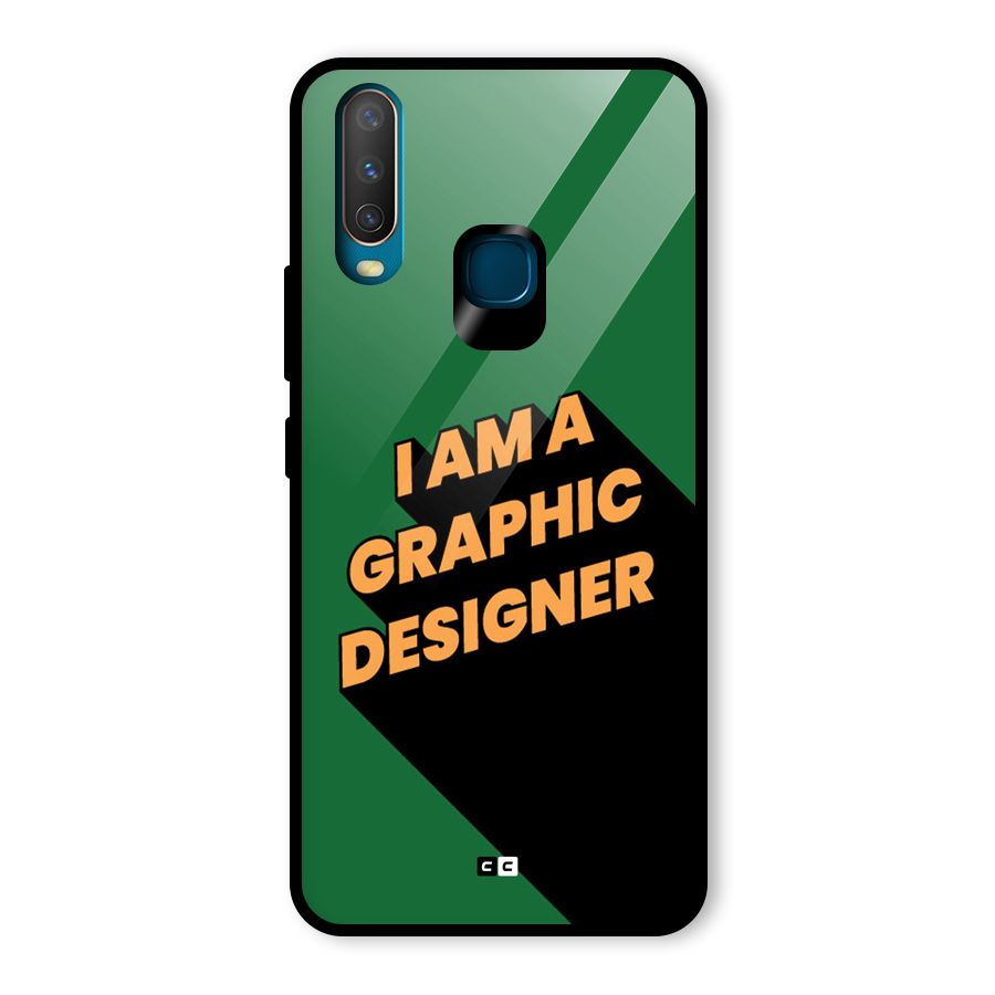 The Graphic Designer Glass Back Case for Vivo U10