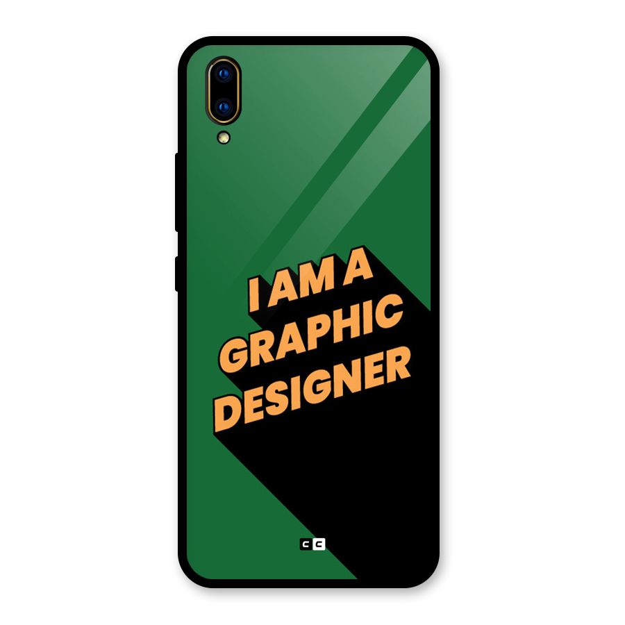 The Graphic Designer Glass Back Case for Vivo V11 Pro