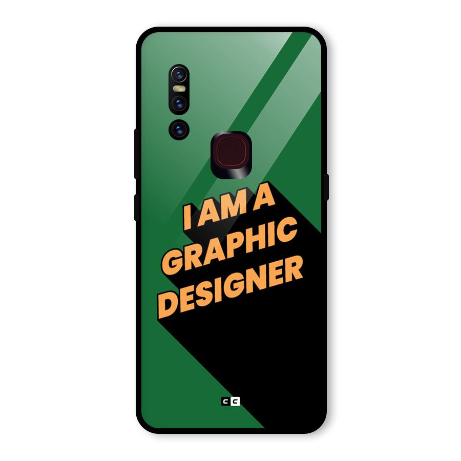The Graphic Designer Glass Back Case for Vivo V15