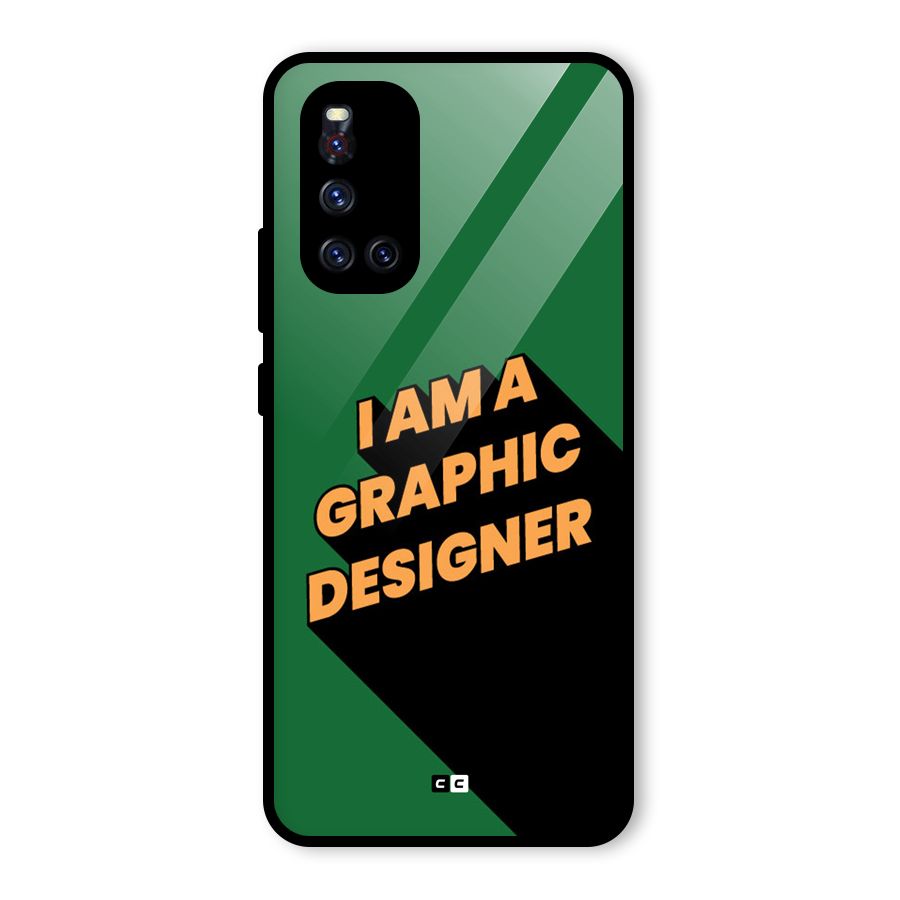 The Graphic Designer Glass Back Case for Vivo V19
