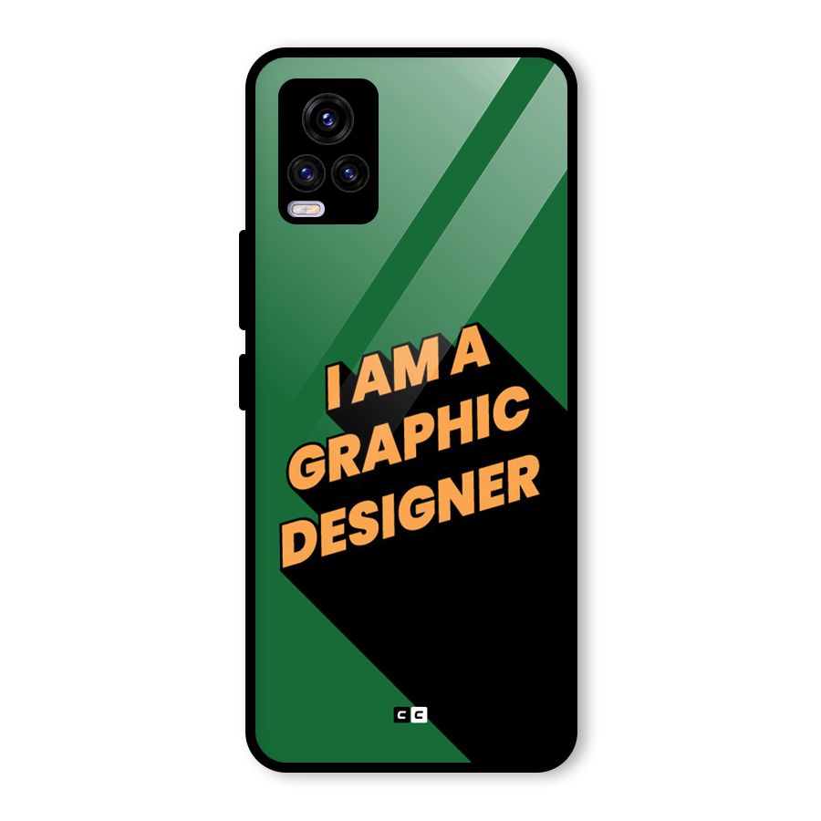 The Graphic Designer Glass Back Case for Vivo V20 2021
