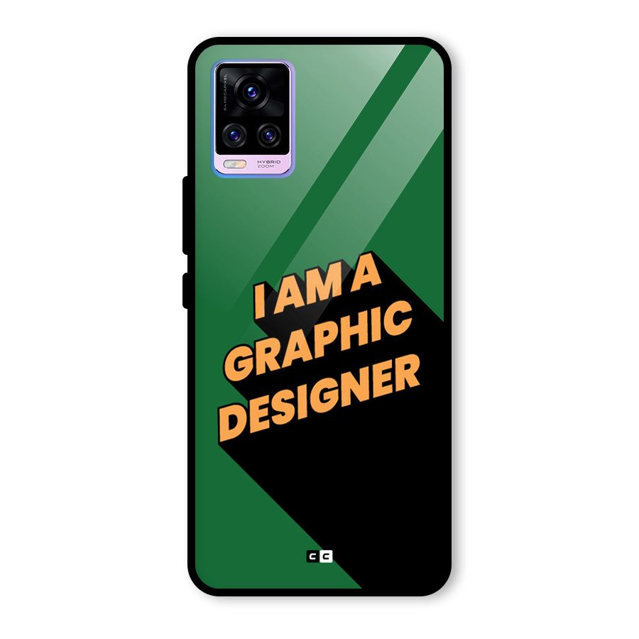 The Graphic Designer Glass Back Case for Vivo V20 Pro