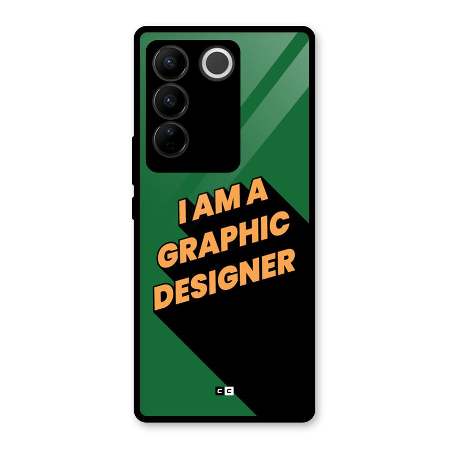 The Graphic Designer Glass Back Case for Vivo V27