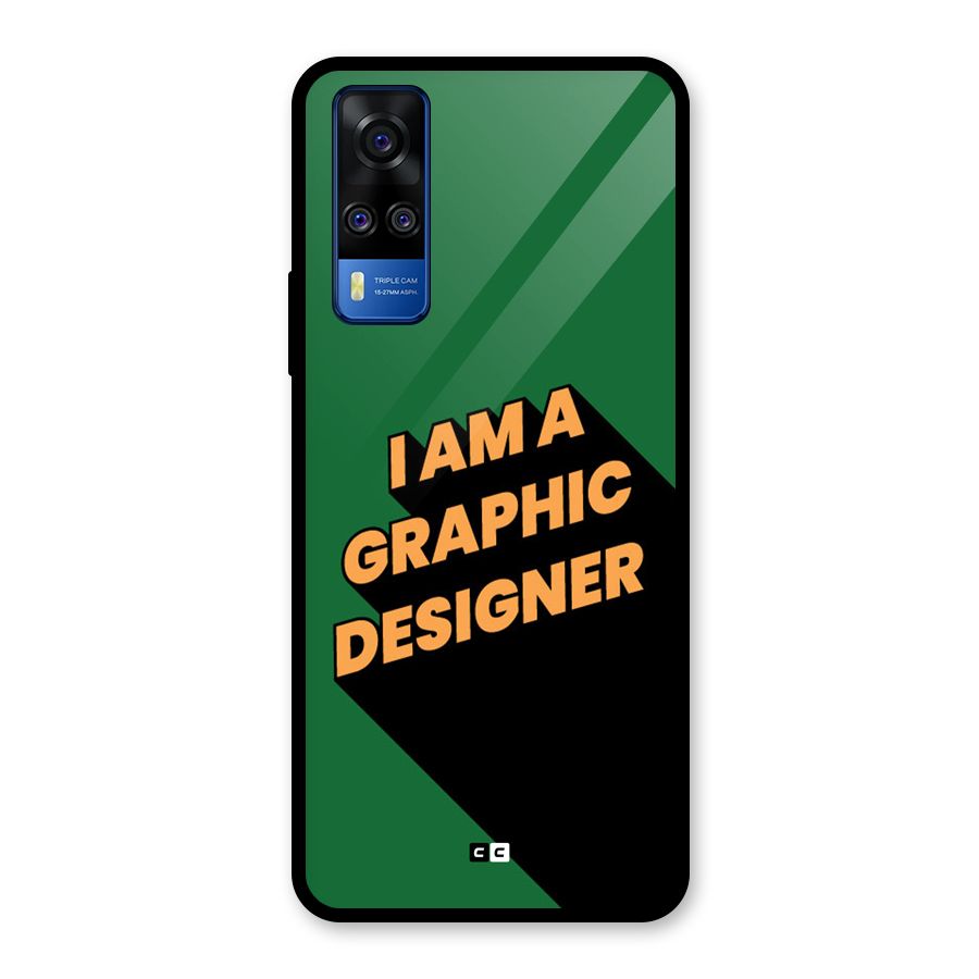 The Graphic Designer Glass Back Case for Vivo Y31