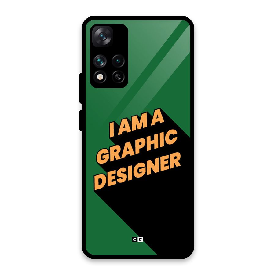 The Graphic Designer Glass Back Case for Xiaomi 11i HyperCharge 5G