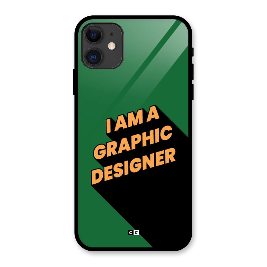 The Graphic Designer Glass Back Case for iPhone 11