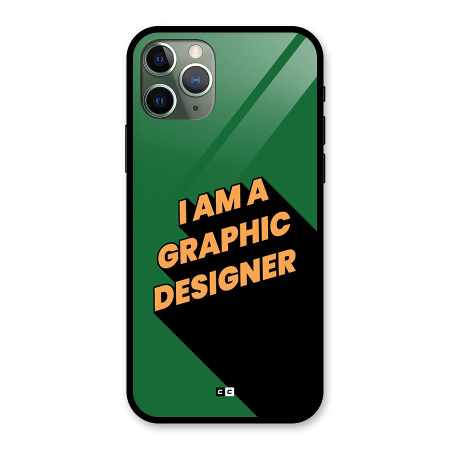 The Graphic Designer Glass Back Case for iPhone 11 Pro