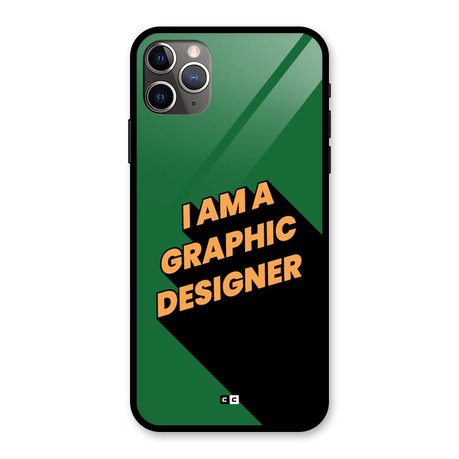 The Graphic Designer Glass Back Case for iPhone 11 Pro Max