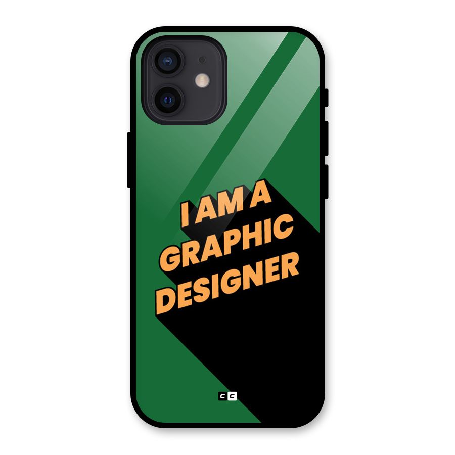 The Graphic Designer Glass Back Case for iPhone 12