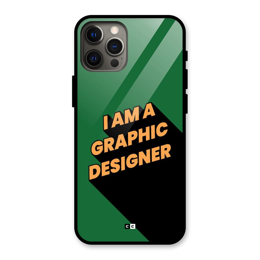 The Graphic Designer Glass Back Case for iPhone 12 Pro Max