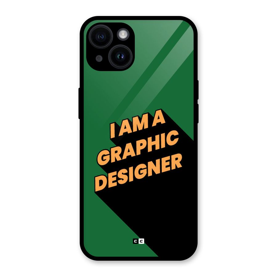 The Graphic Designer Glass Back Case for iPhone 14