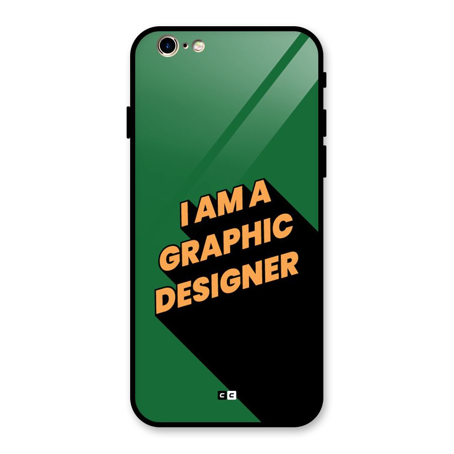 The Graphic Designer Glass Back Case for iPhone 6 6S