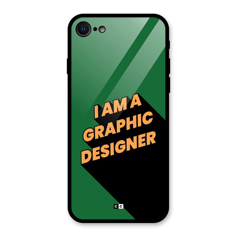 The Graphic Designer Glass Back Case for iPhone 7