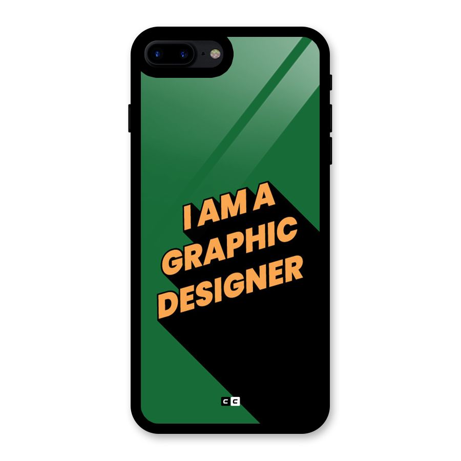 The Graphic Designer Glass Back Case for iPhone 8 Plus