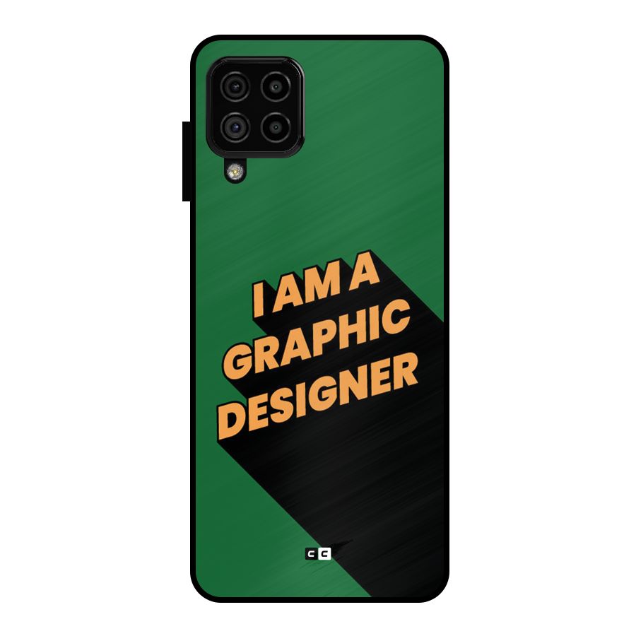 The Graphic Designer Metal Back Case for Galaxy A22 4G