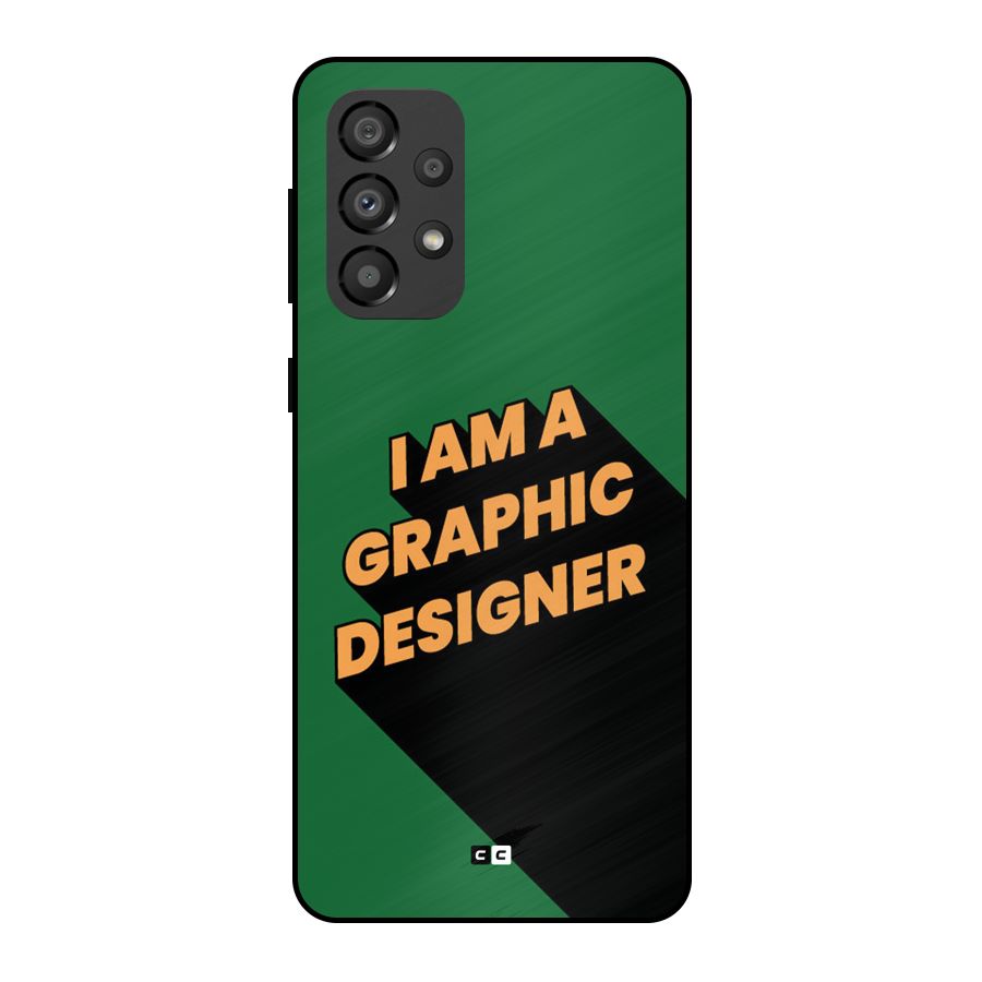 The Graphic Designer Metal Back Case for Galaxy A33 5G