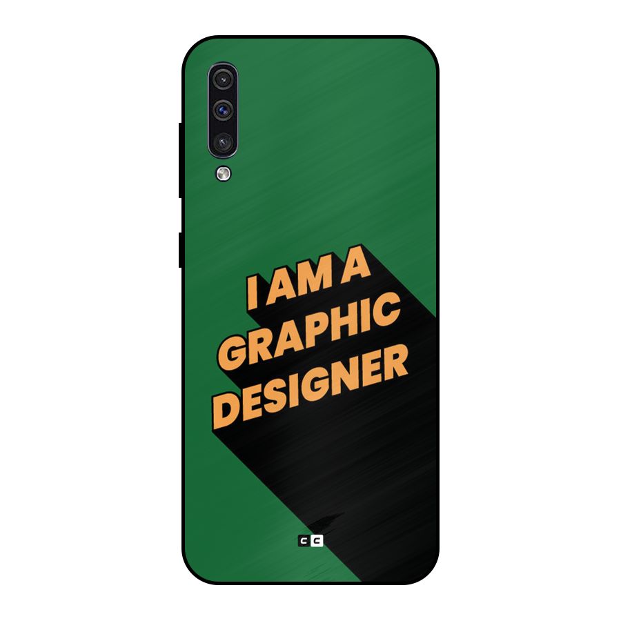The Graphic Designer Metal Back Case for Galaxy A50