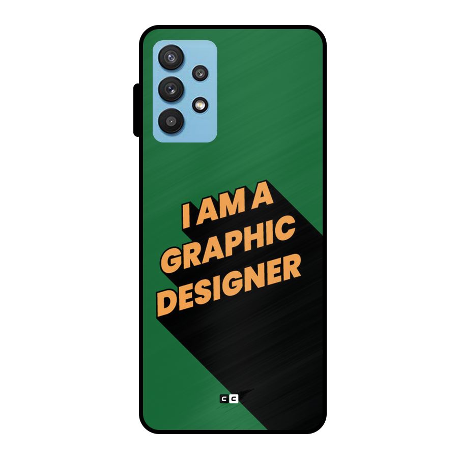 The Graphic Designer Metal Back Case for Galaxy M32 5G
