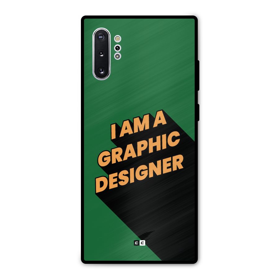 The Graphic Designer Metal Back Case for Galaxy Note 10 Plus