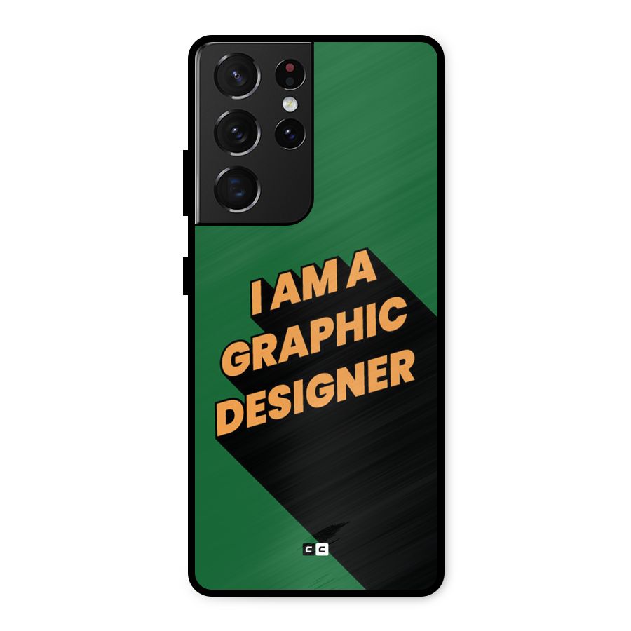 The Graphic Designer Metal Back Case for Galaxy S21 Ultra 5G
