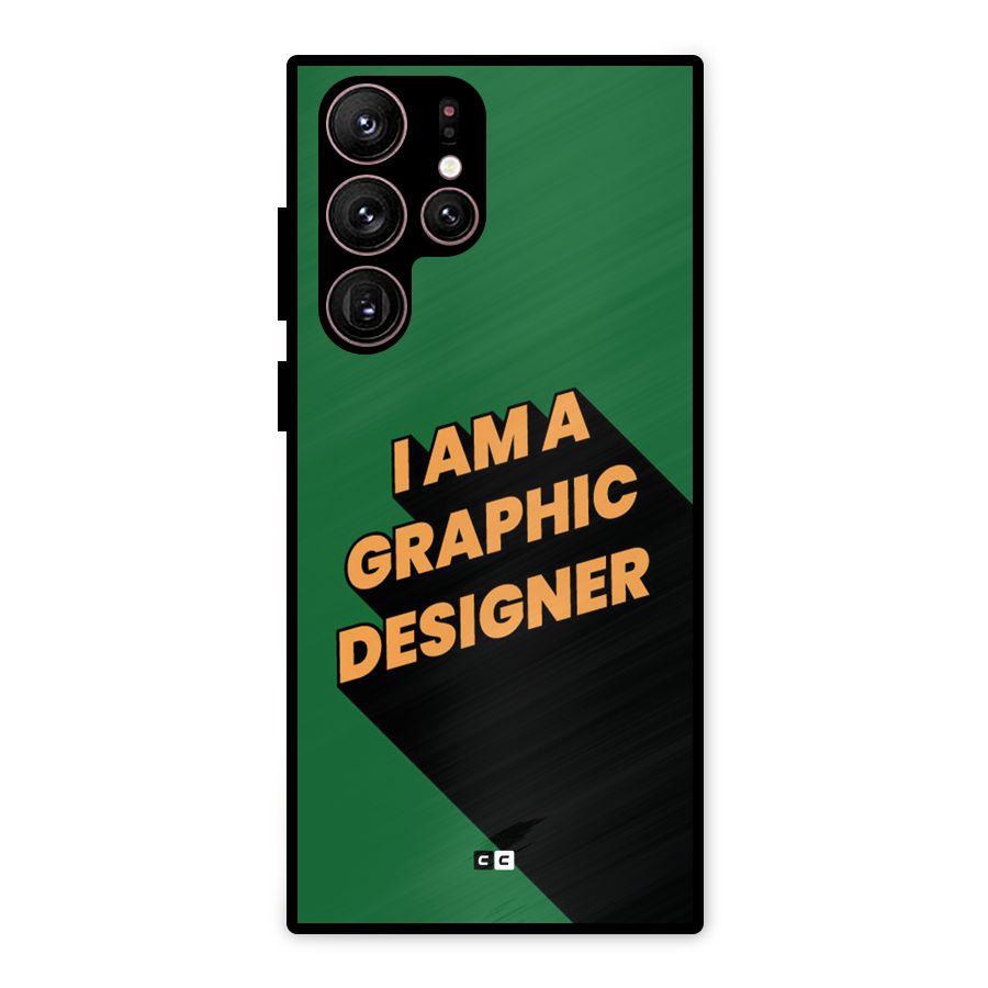 The Graphic Designer Metal Back Case for Galaxy S22 Ultra 5G