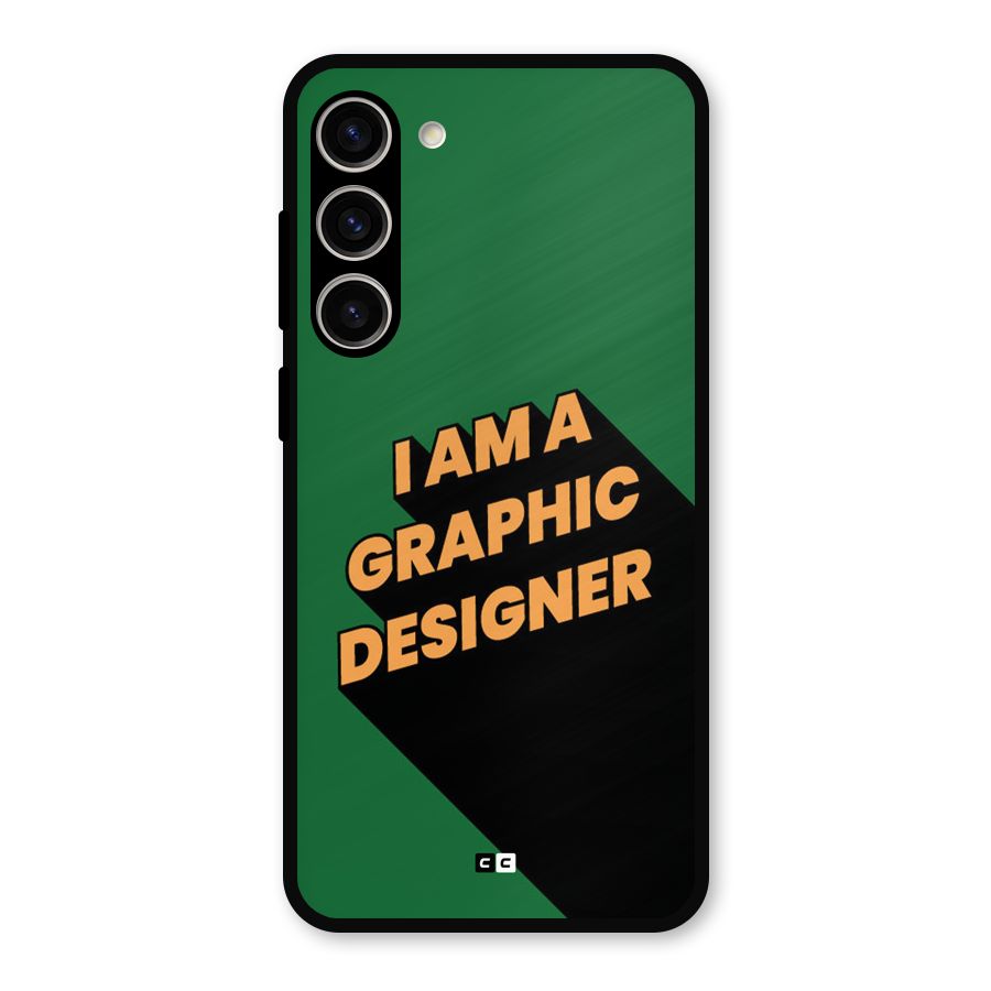 The Graphic Designer Metal Back Case for Galaxy S23 Plus