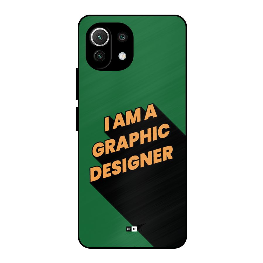 The Graphic Designer Metal Back Case for Mi 11 Lite NE 5G