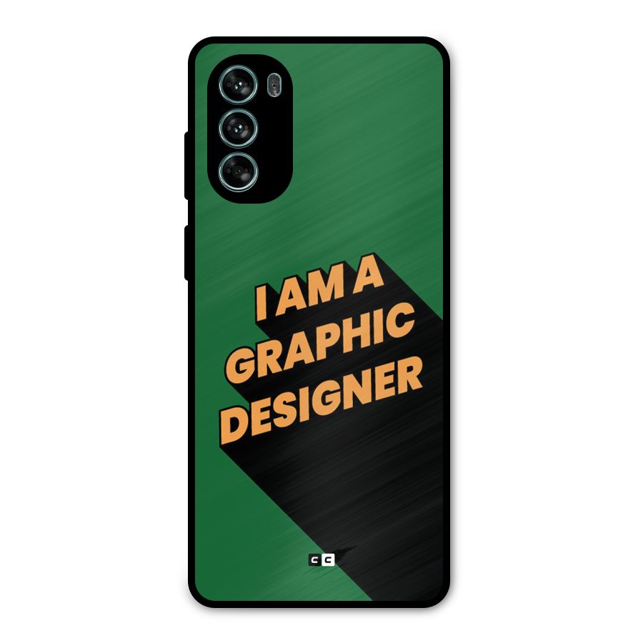The Graphic Designer Metal Back Case for Moto G62