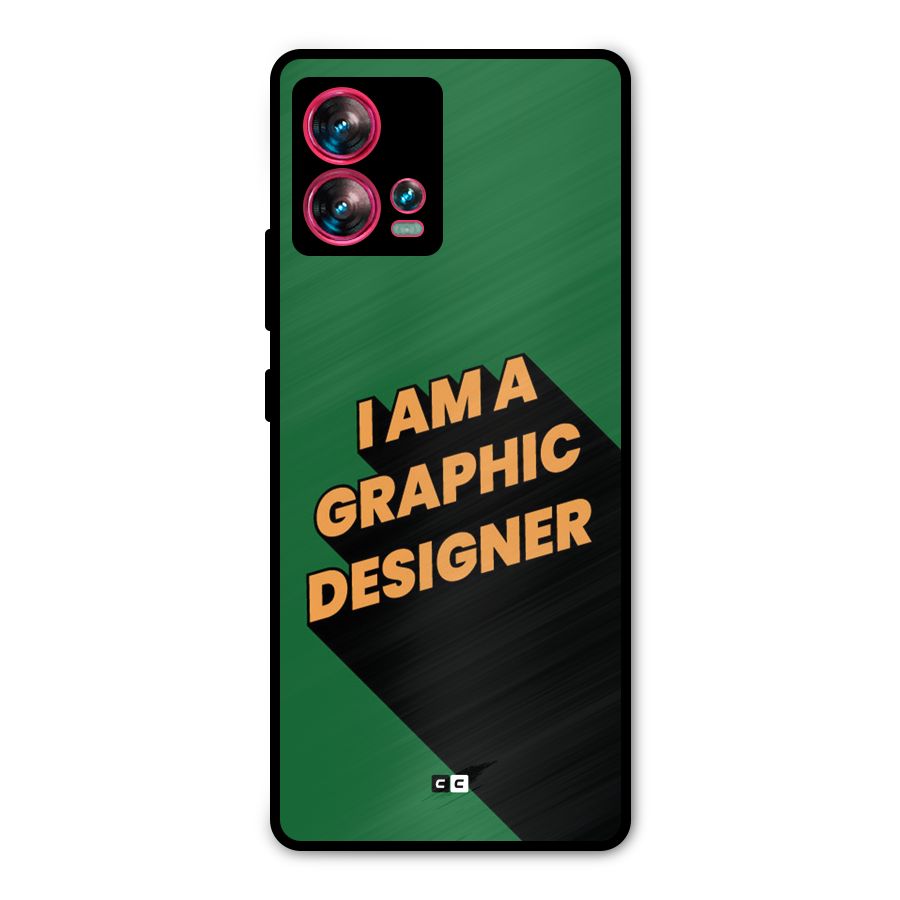 The Graphic Designer Metal Back Case for Motorola Edge 30 Fusion