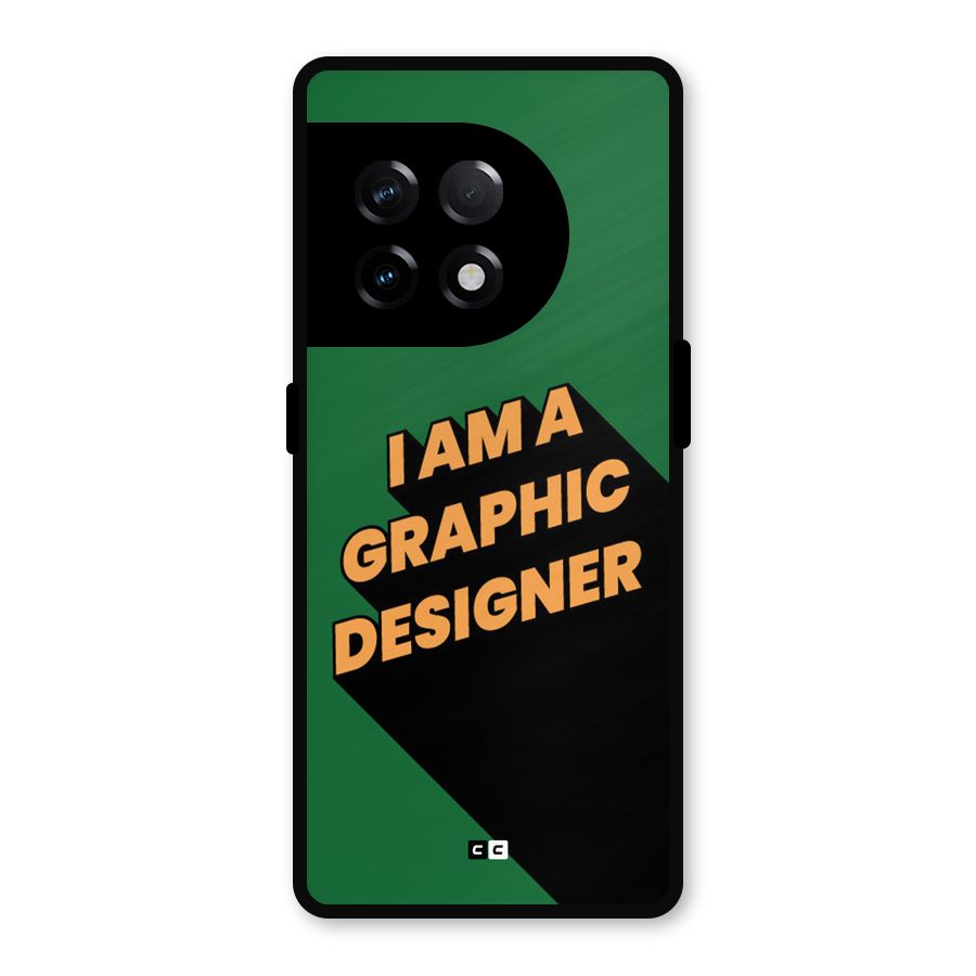 The Graphic Designer Metal Back Case for OnePlus 11R