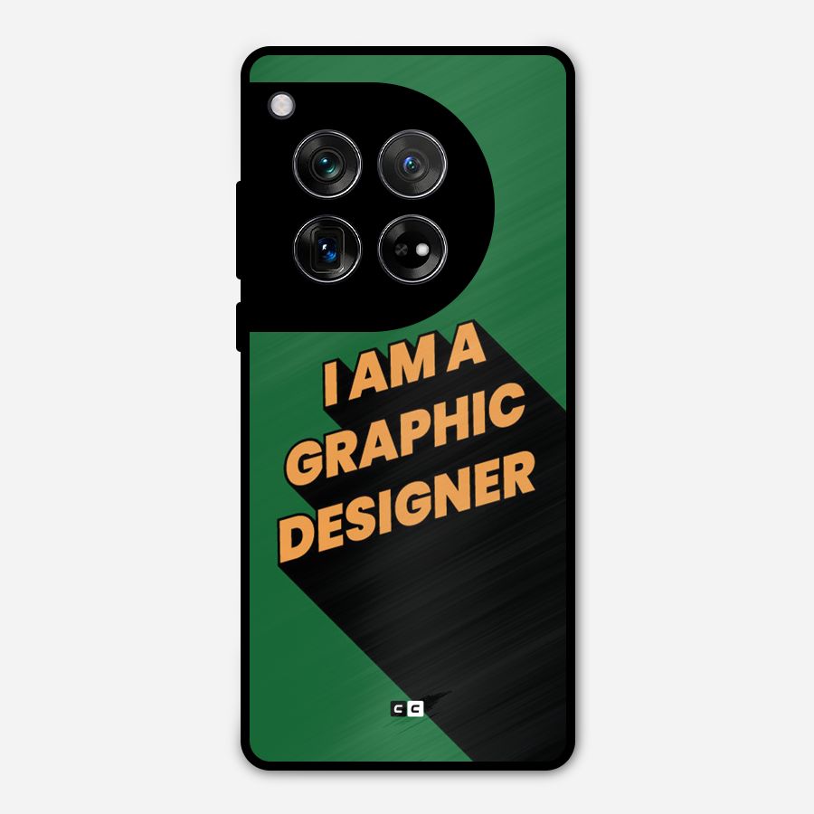 The Graphic Designer Metal Back Case for OnePlus 12