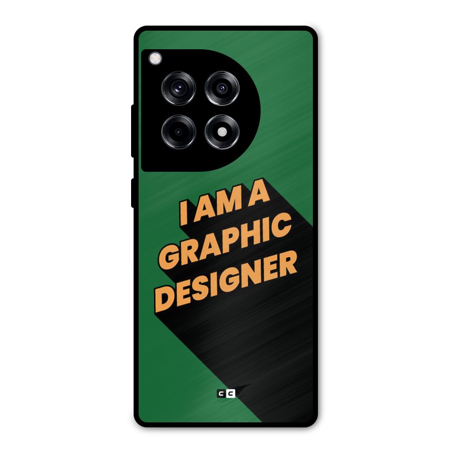 The Graphic Designer Metal Back Case for OnePlus 12R