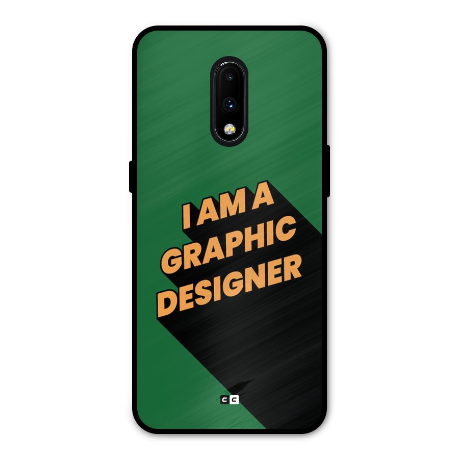 The Graphic Designer Metal Back Case for OnePlus 7