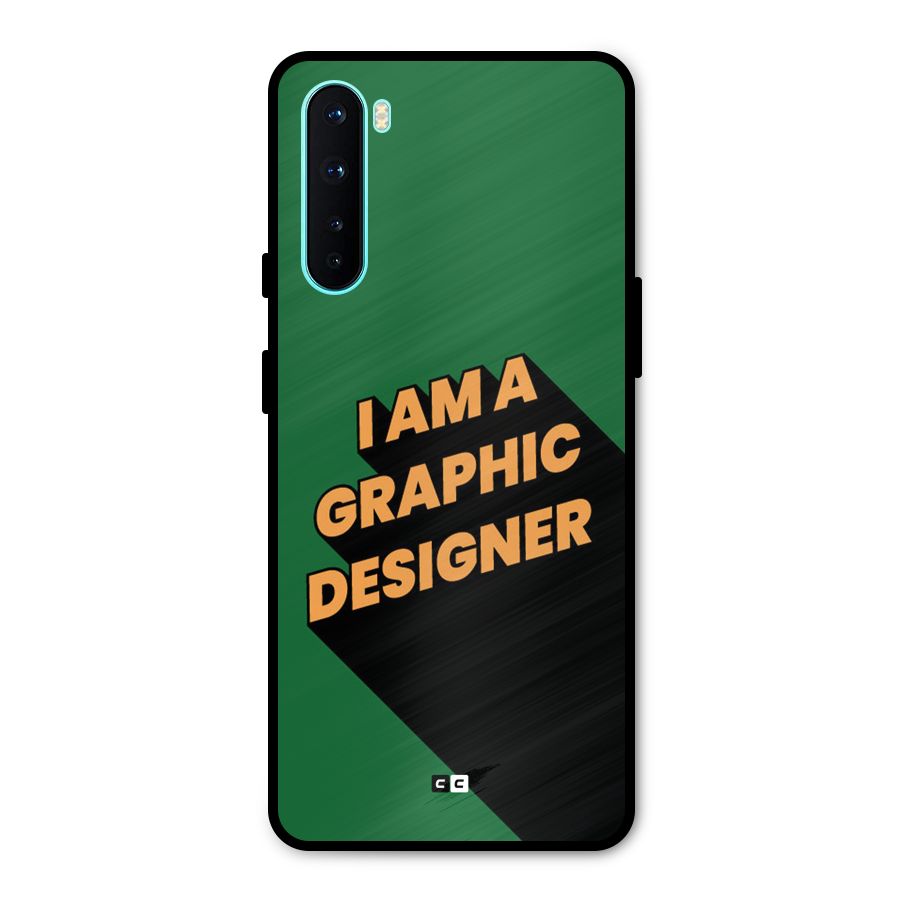 The Graphic Designer Metal Back Case for OnePlus Nord