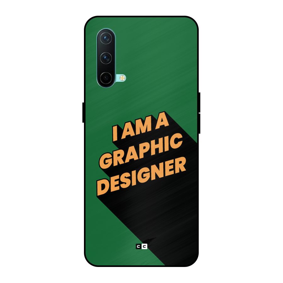 The Graphic Designer Metal Back Case for OnePlus Nord CE 5G