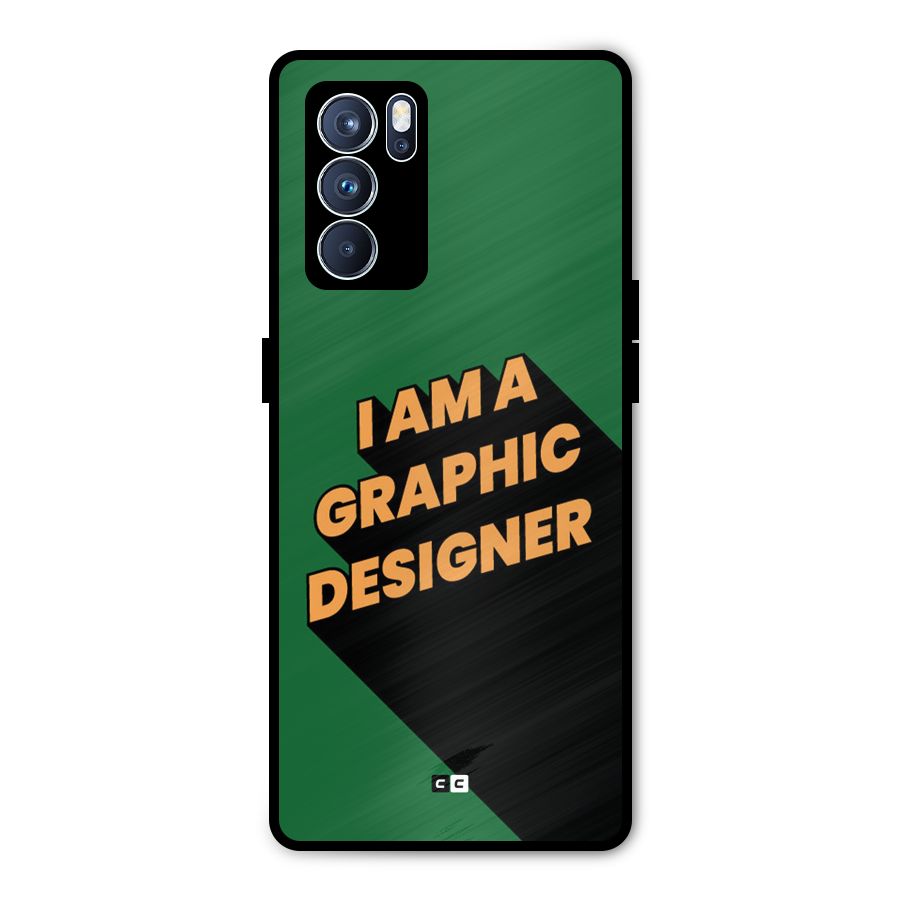 The Graphic Designer Metal Back Case for Oppo Reno6 Pro 5G