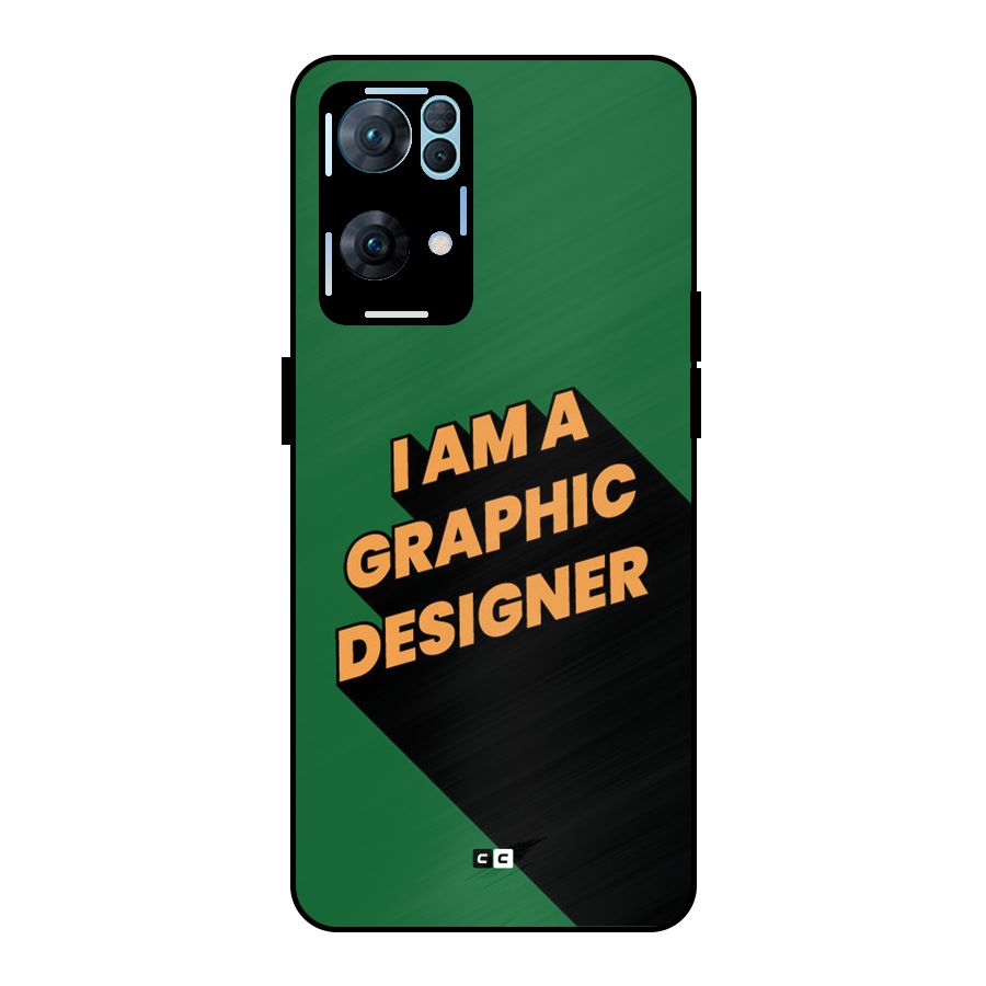 The Graphic Designer Metal Back Case for Oppo Reno7 Pro 5G