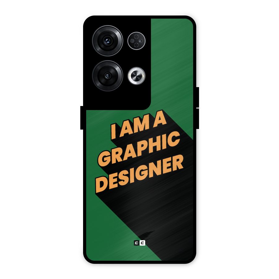 The Graphic Designer Metal Back Case for Oppo Reno8 Pro 5G