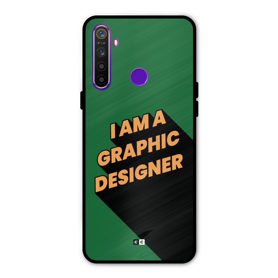 The Graphic Designer Metal Back Case for Realme 5