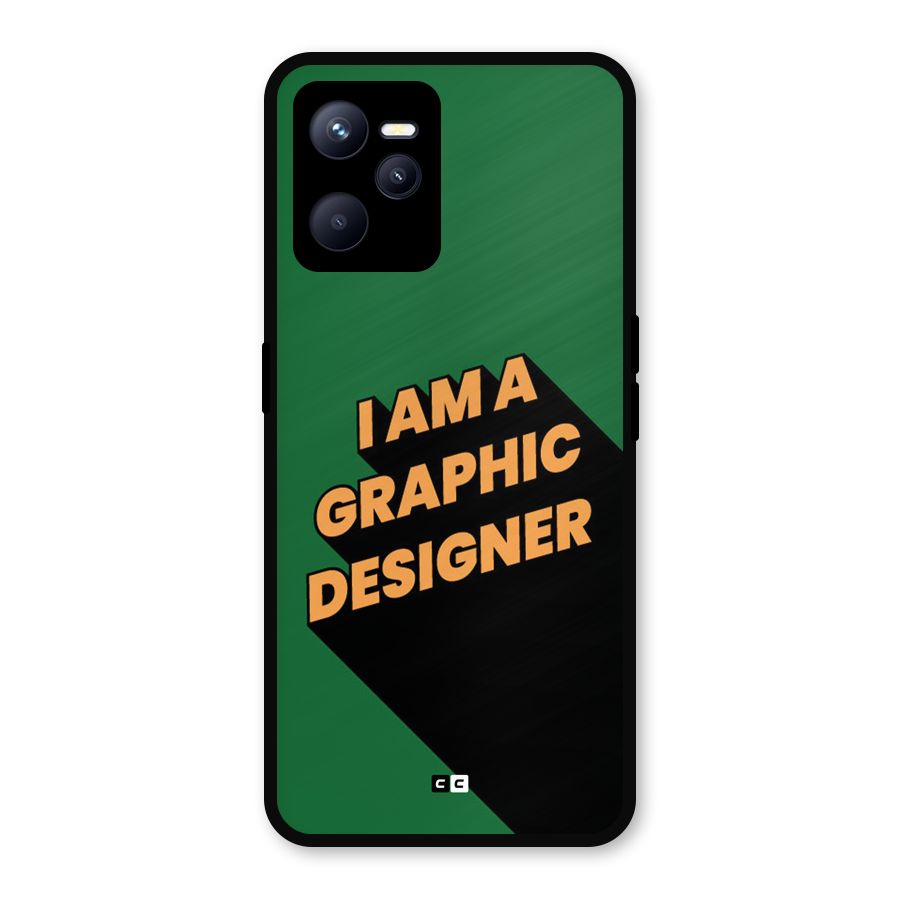 The Graphic Designer Metal Back Case for Realme C35