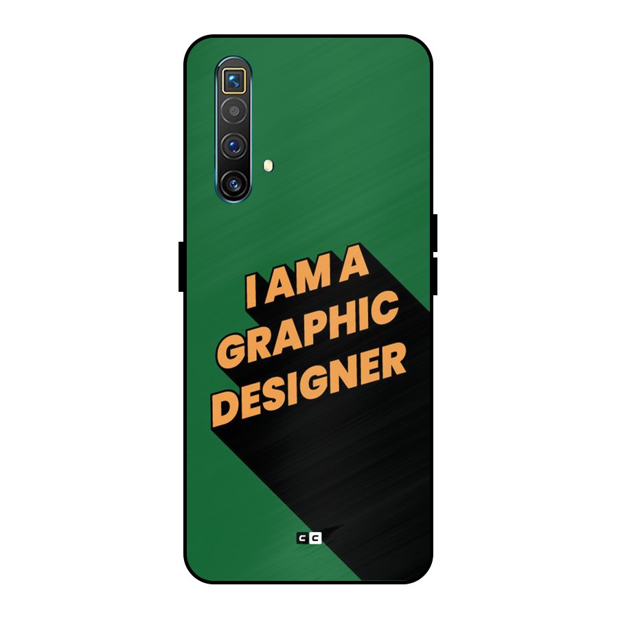 The Graphic Designer Metal Back Case for Realme X3