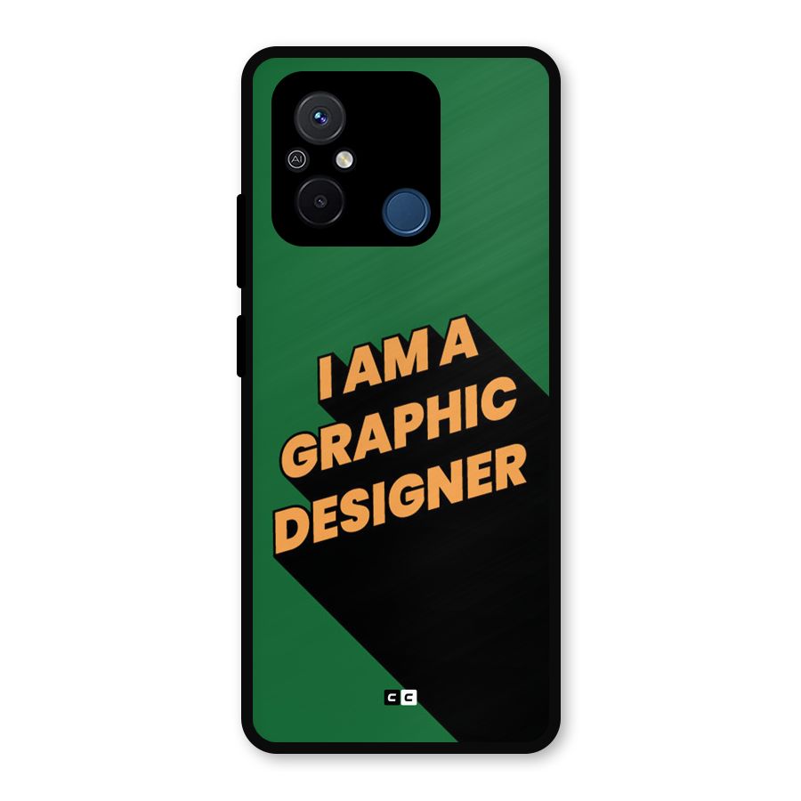 The Graphic Designer Metal Back Case for Redmi 12C