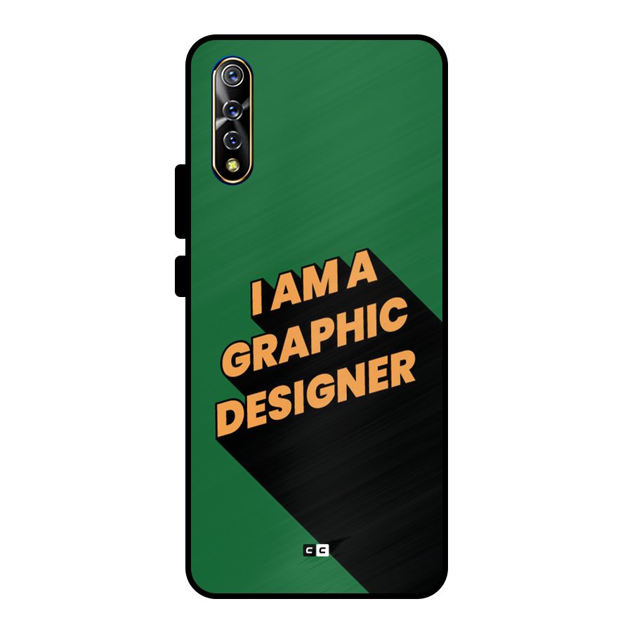 The Graphic Designer Metal Back Case for Vivo S1