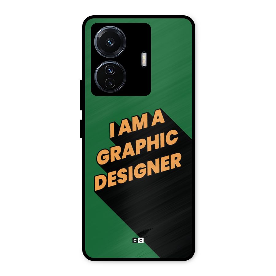 The Graphic Designer Metal Back Case for Vivo T1 Pro