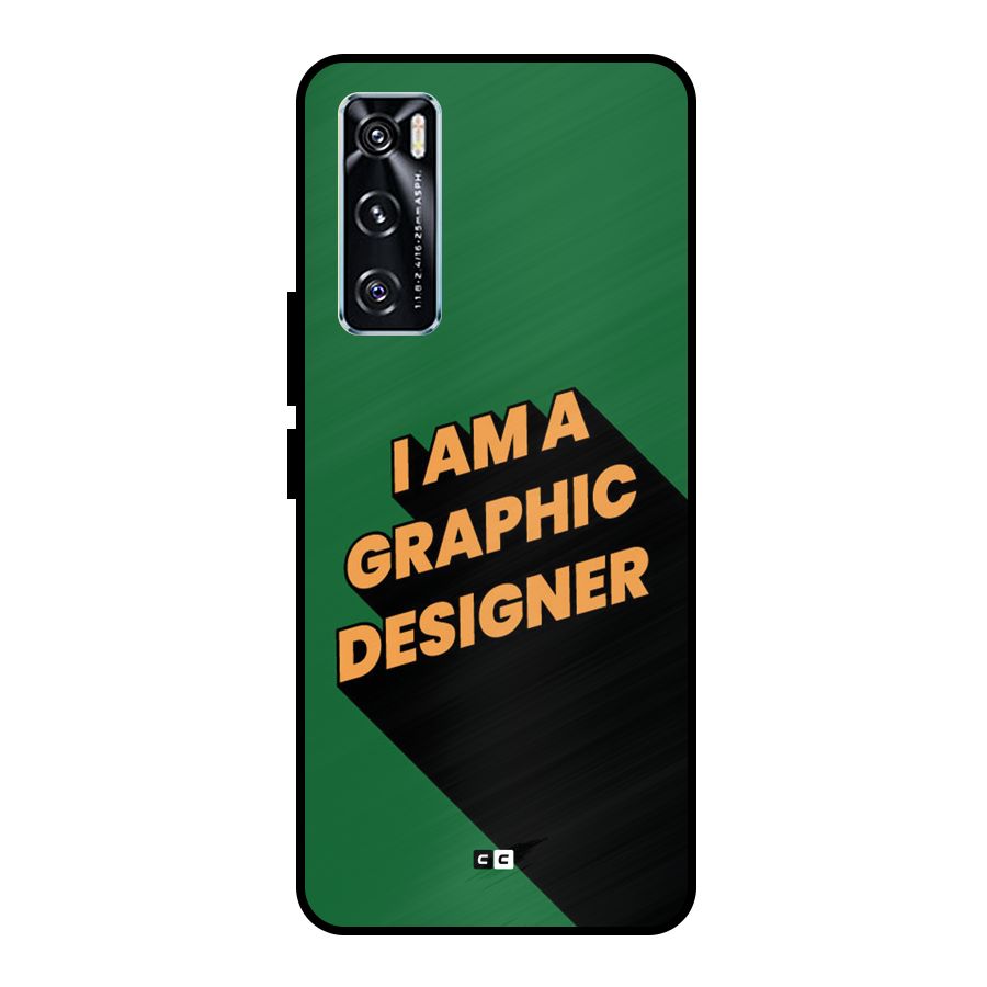 The Graphic Designer Metal Back Case for Vivo V20 SE